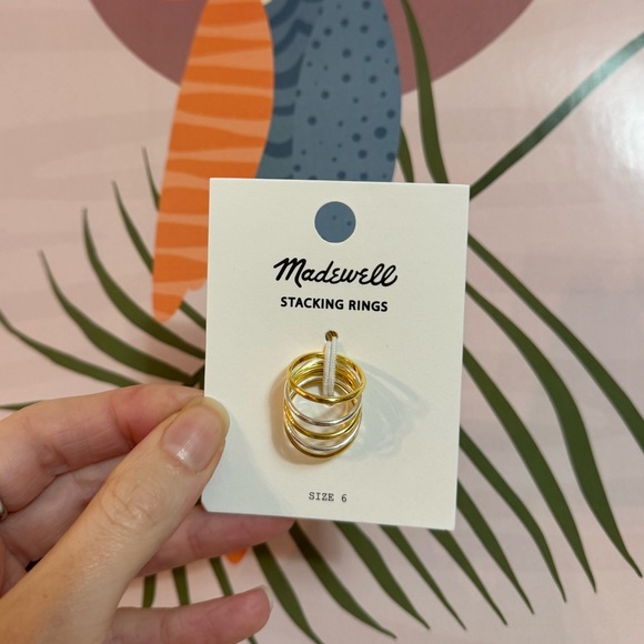 *NWT* Madewell Stacking Rings - Picture 1 of 3